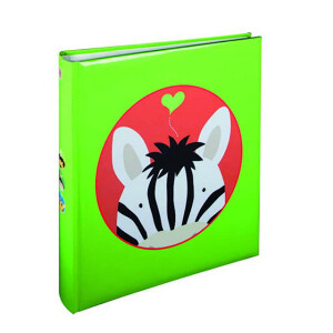 HENZO 10130 Jungle детский фотоальбом зеленый с зеброй 29x33/100 белых страниц
