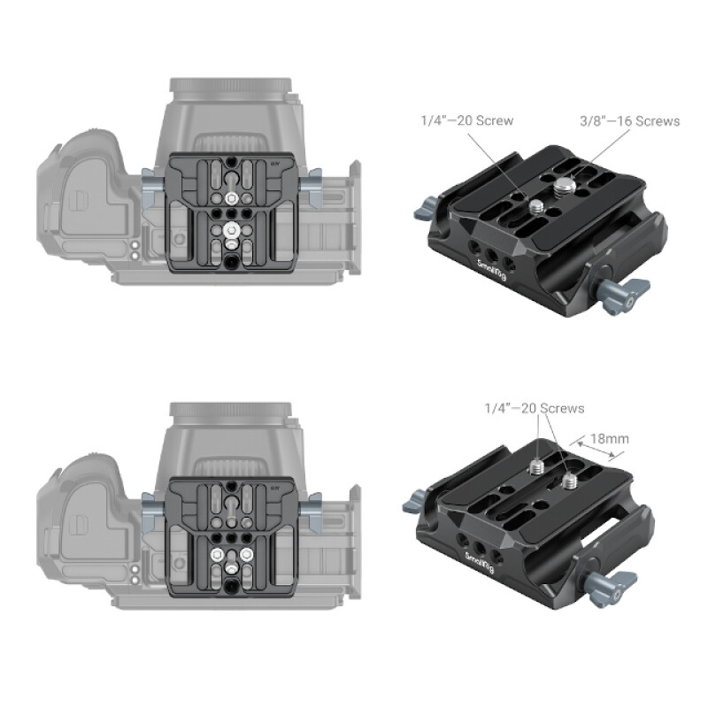 SmallRig 3357 Universal LWS Baseplate базовая площадка с креплением для направляющих