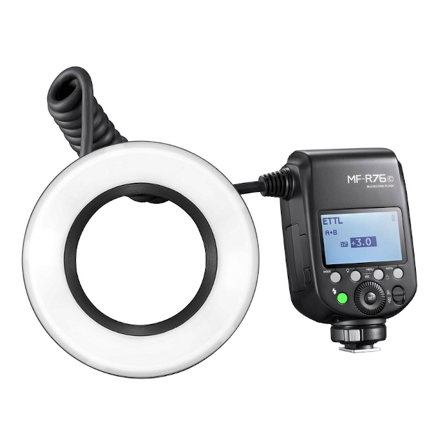 Godox MF-R76C TTL для Canon вспышка для макросъемки Godox MF-R76C TTL для Canon вспышка для макросъемки