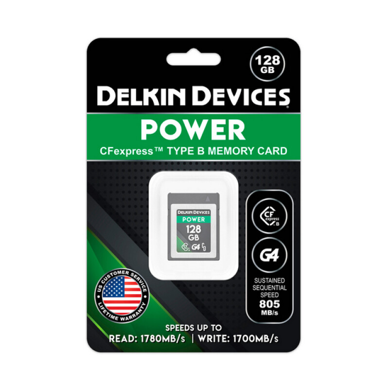 Delkin Devices Power CFexpress Type B G4 128GB карта памяти