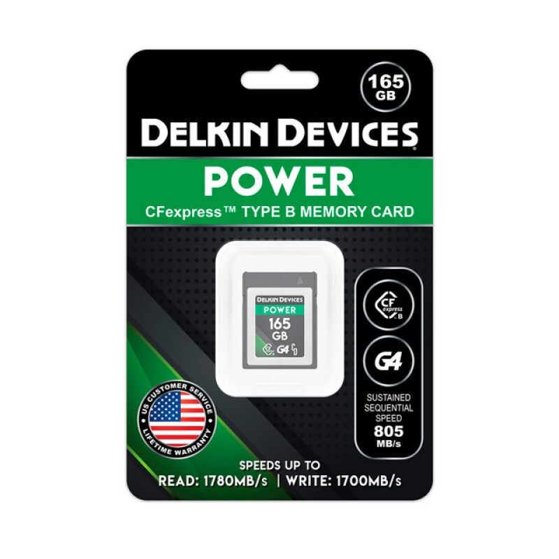 Delkin Devices Power CFexpress Type B G4 165GB карта памяти