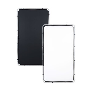 Lastolite LL LR81221R SkyRapid Fab 1.1x2m Black/White отражатель без рамы 1,1х2 м белый/черный