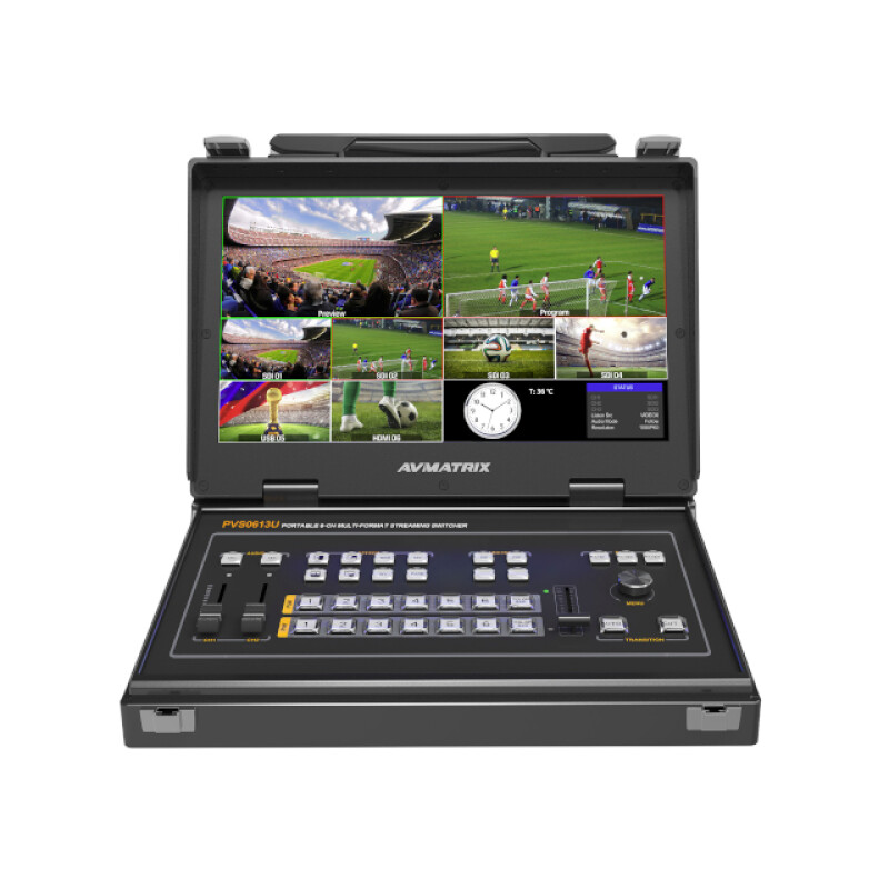 AVMATRIX PVS0613U видеомикшер портативный 6CH SDI USB