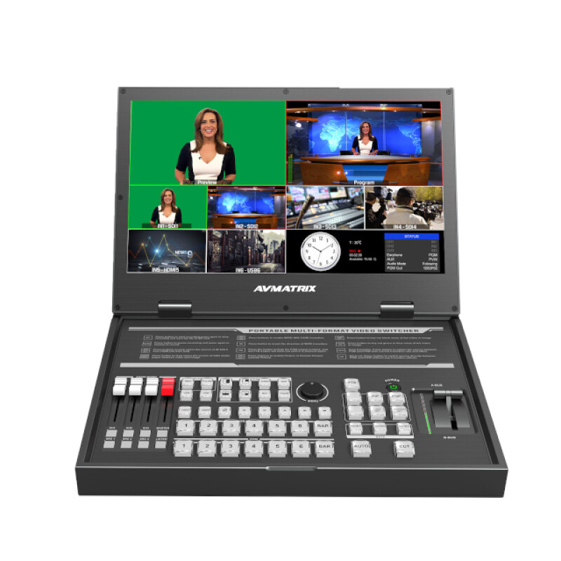 AVMATRIX PVS0615U видеомикшер портативный 6CH SDI USB