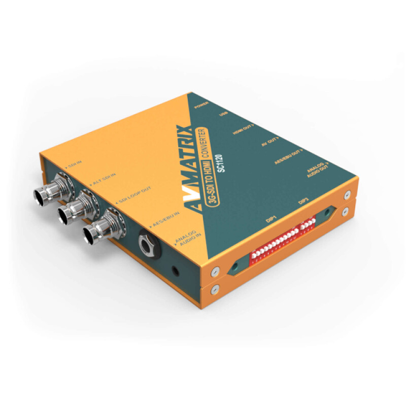 AVMATRIX SC1120 3G-SDI конвертер в HDMI/AV с масштабированием