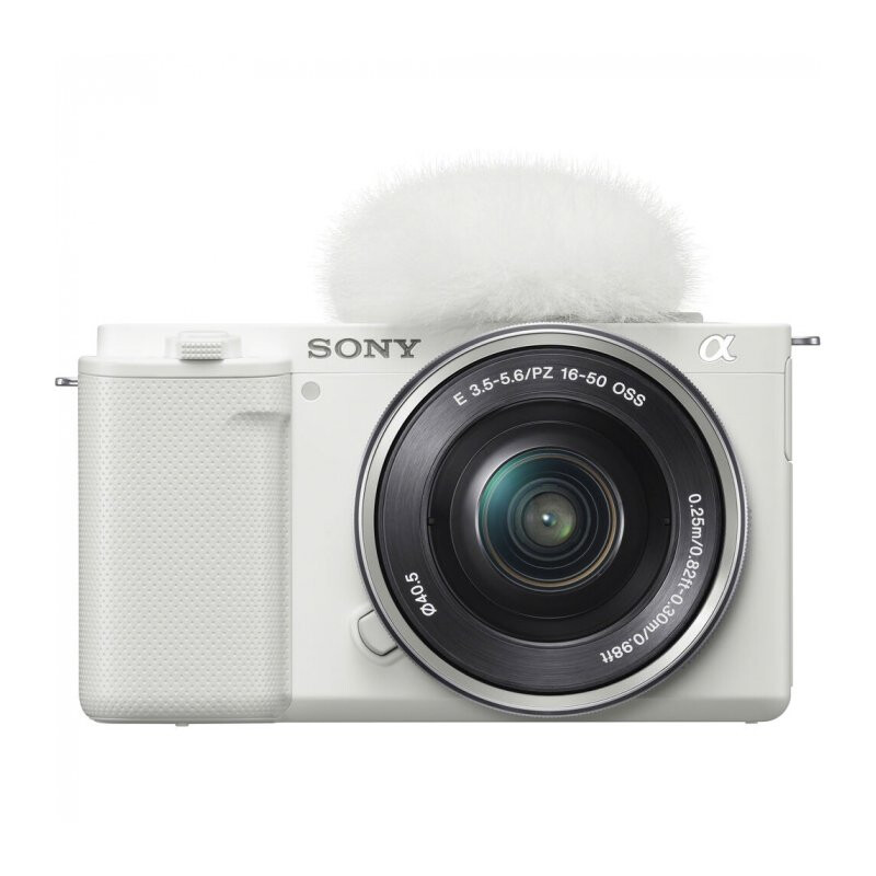 Sony ZV-E10 kit 16-50mm фотоаппарат белый