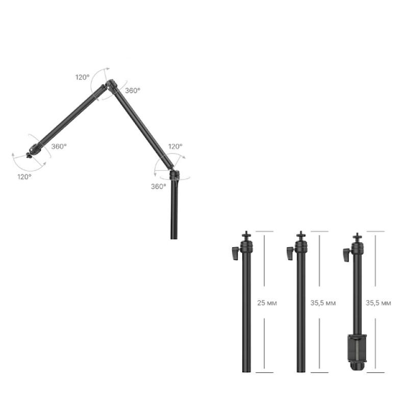 Raylab RL-GT3 кронштейн настольный трёхрычажный