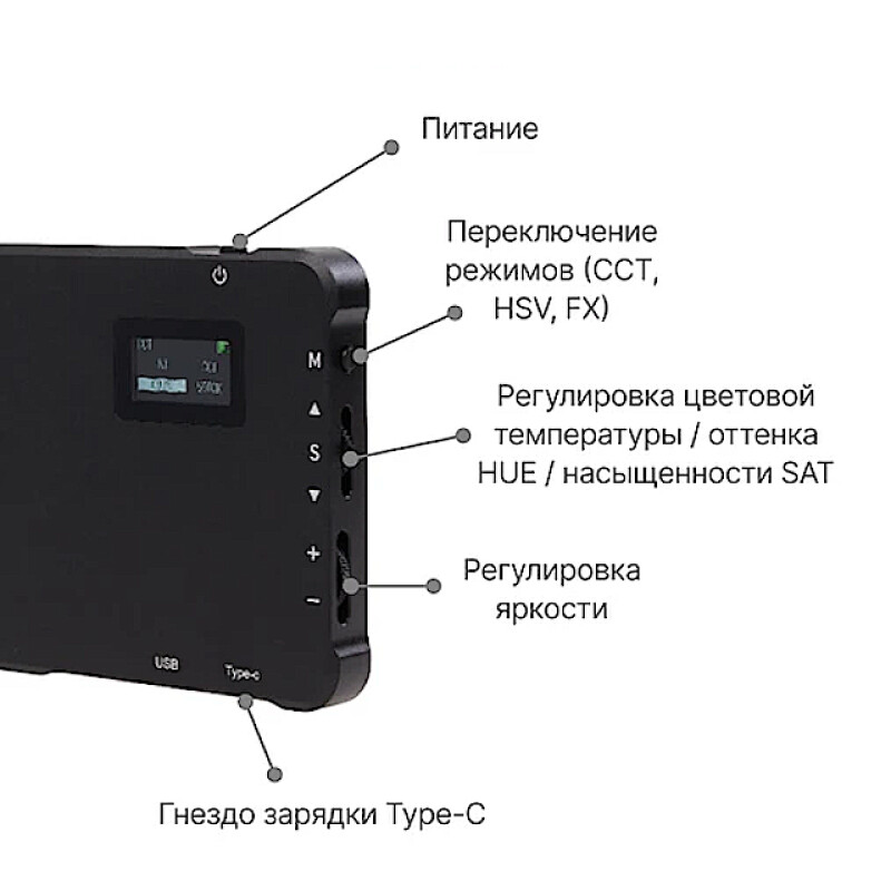 Raylab RL-LED12RGB осветитель светодиодный 2500-9000К