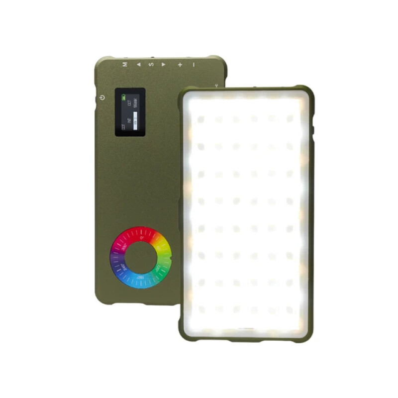 Raylab RL-LED12RGB-G осветитель светодиодный 2500-9000К зелёный хаки