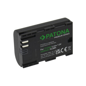 PATONA 1259 Premium аккумулятор для XC10 EOS 90D 80D 7D 70D 6D 60D EOS R
