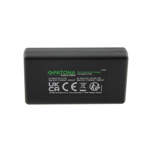 PATONA 161924 PREMIUM зарядное устройство для двух батарей от USB для CANON LPE6
