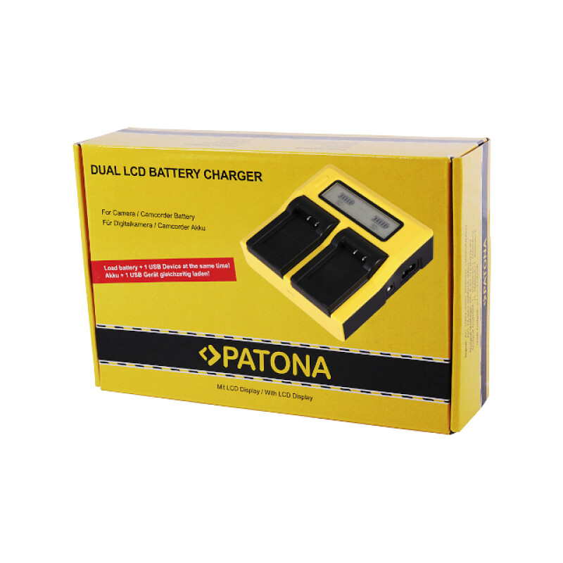 PATONA 7624 DUAL LCD USB зарядное устройство от сети для EN-EL15