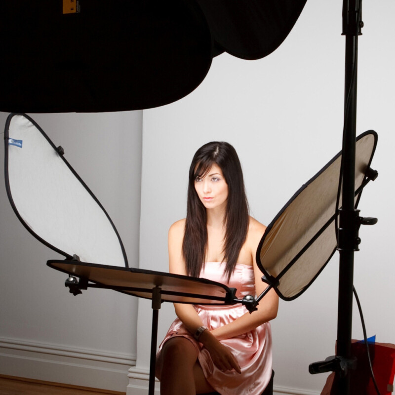 Lastolite LL LR2933SW набор из трех двусторонних отражателей c держателями серебряный/белый