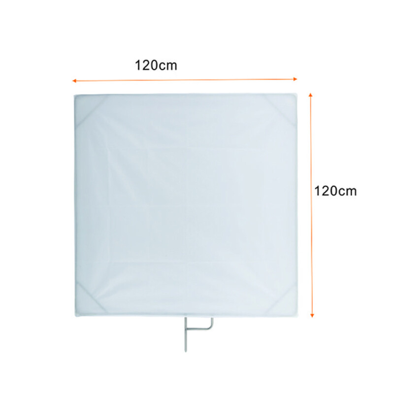 E-IMAGE F04-48 Flag panel stainless steel флаг белый просветный 120*x120 см