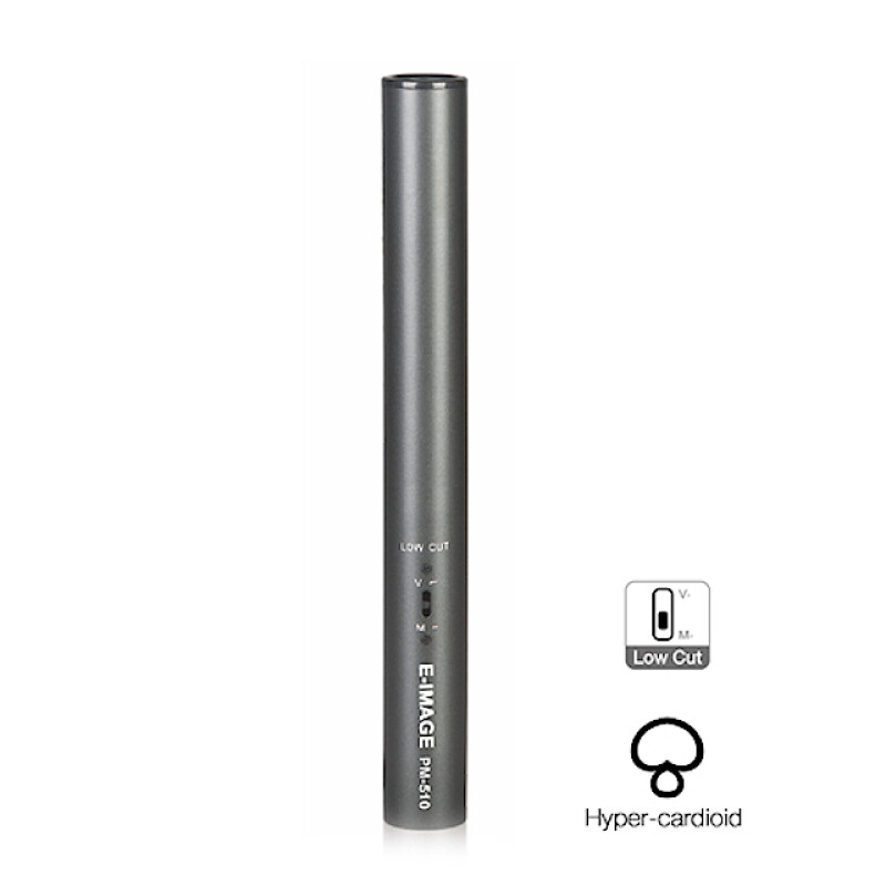 E-IMAGE PM-510 Professional shotgun microphone min 21*182 mm микрофон