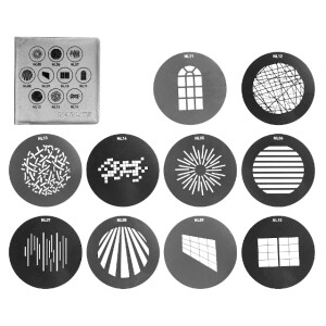 NANLITE AS-GB-FMM-SET1 маски Гобо (набор №1) для NANLITE PJ-FMM