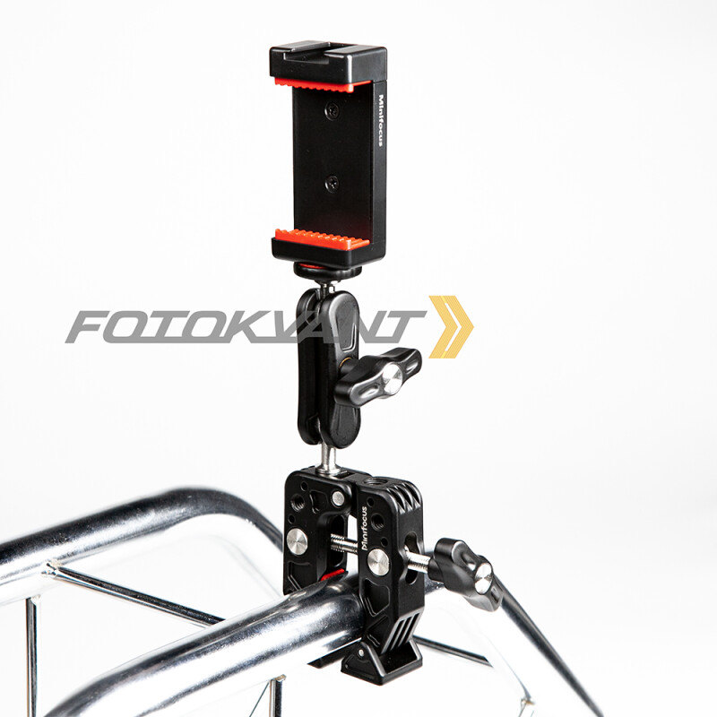Fotokvant RCL-S17 струбцина для крепления камеры смартфона экшн-камеры