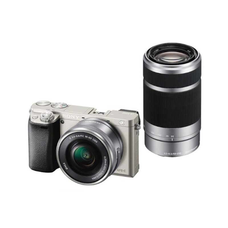 Sony Alpha A6400 kit 16-50mm фотоаппарат серебро