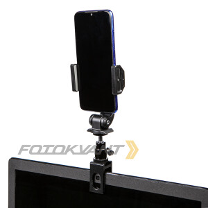 Fotokvant RFLH-37+SM-CL15 KIT крепление смартфона на плоский монитор