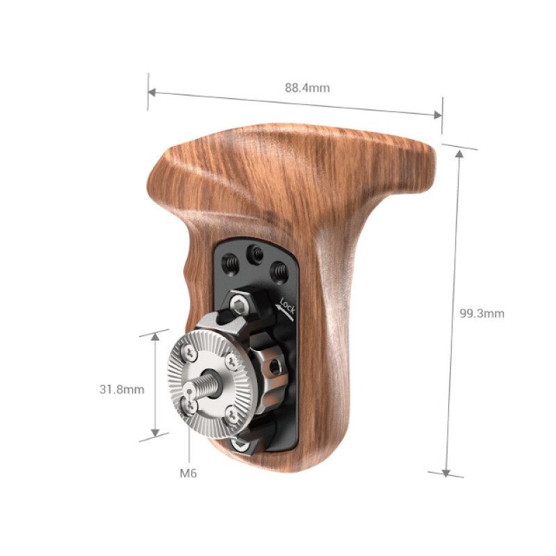 SmallRig 1941B Right Side Wooden Grip with Arri Rosette ручка боковая