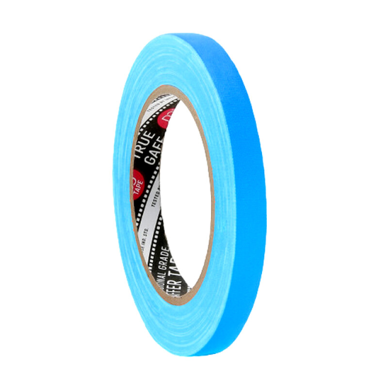 DGTape trueGAFF профессиональный тейп 12мм/25м ярко голубой