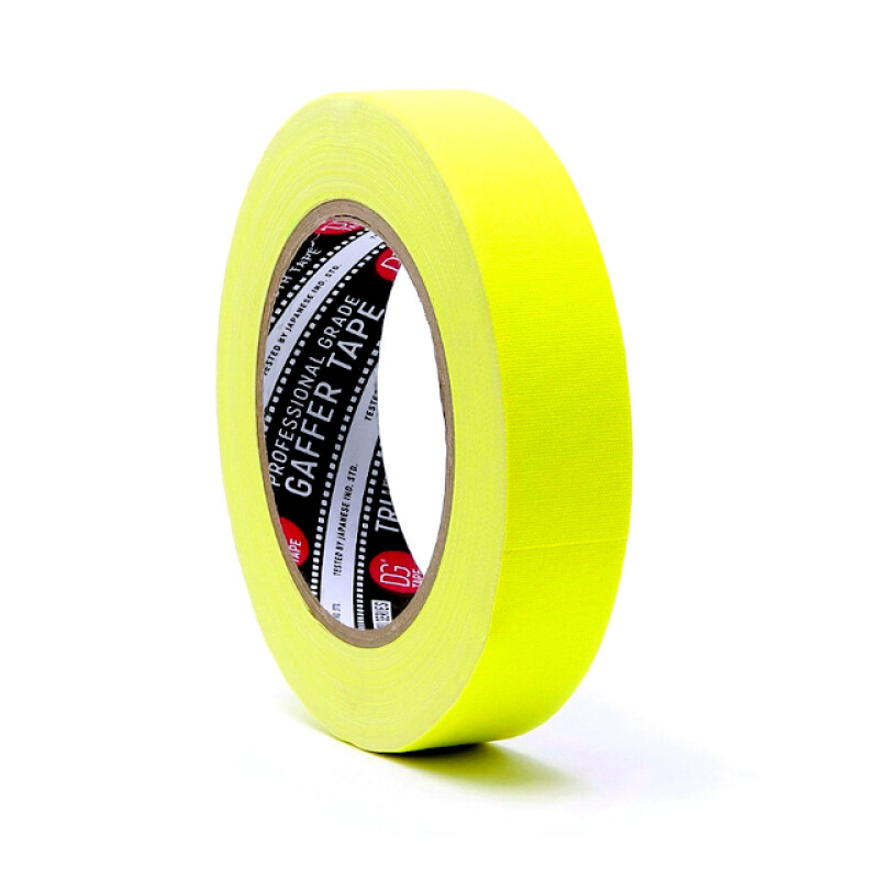 DGTape trueGAFF профессиональный тейп 25мм/25м ярко желтый