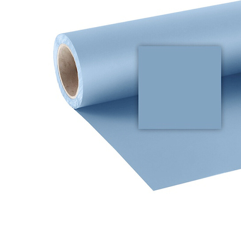 FST 1037 SKY BLUE бумажный фон бледно-синий 2,72х9 м