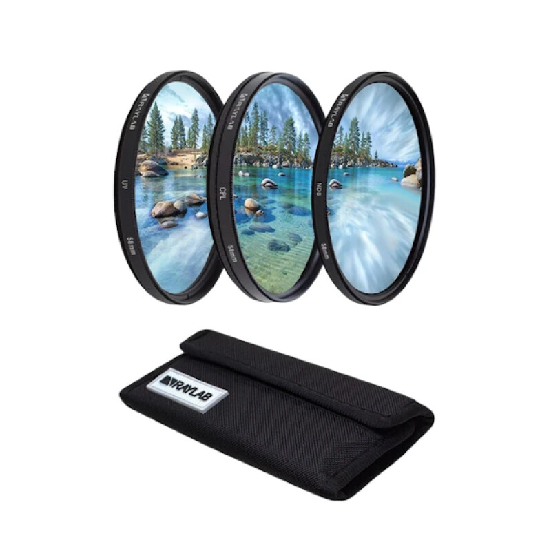 RayLab (UV,CPL,ND8) набор из 3 фильтров 67mm