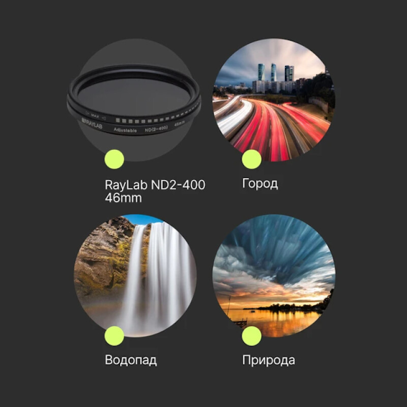RayLab ND2-400 фильтр нейтральный 46mm