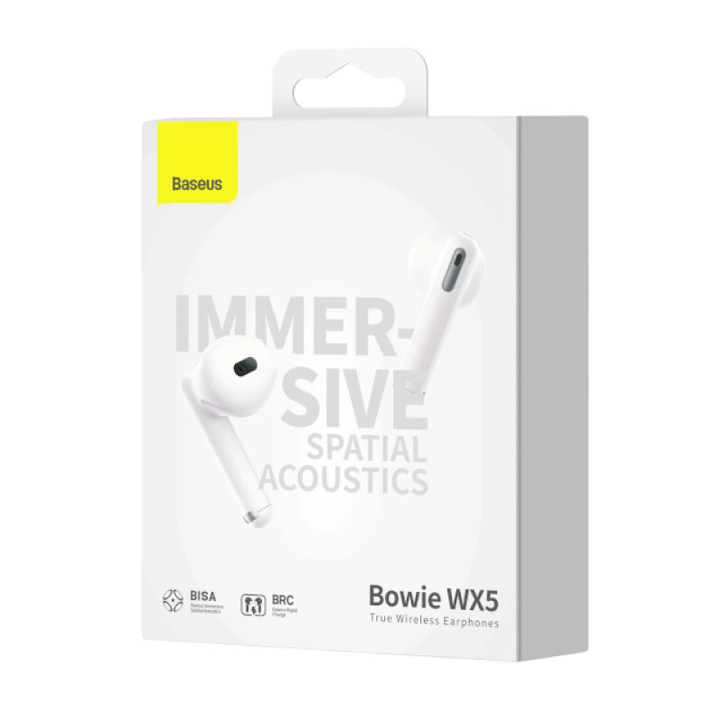 Baseus A00051000213-00 Bowie WX5 True Wireless Earphones White беспроводные наушники