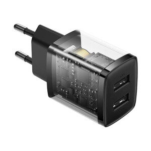 Baseus Compact Charger 2U 10.5W EU Black CCXJ010201 сетевое зарядное устройство