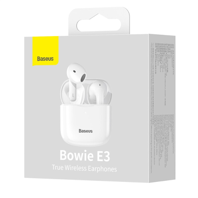 Baseus NGTW080002 True Wireless Earphones Bowie E3 White беспроводные наушники