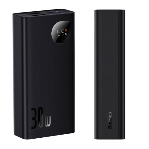 Baseus PPAD040001 Adaman2 Digital Display Fast Charge 10000mAh 30W Black внешний аккумулятор