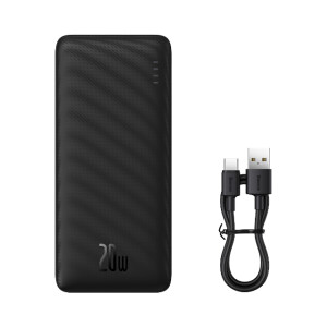 Baseus PPQD090001 Airpow Fast Charge Power Bank 10000mAh 20W Black внешний аккумулятор
