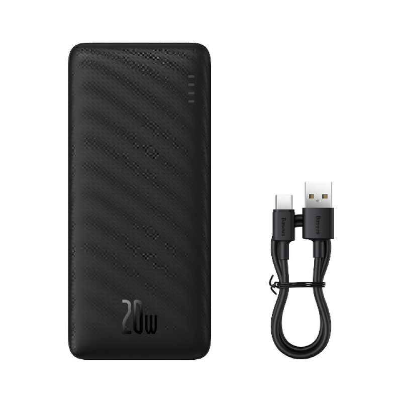 Baseus PPQD090001 Airpow Fast Charge Power Bank 10000mAh 20W Black внешний аккумулятор