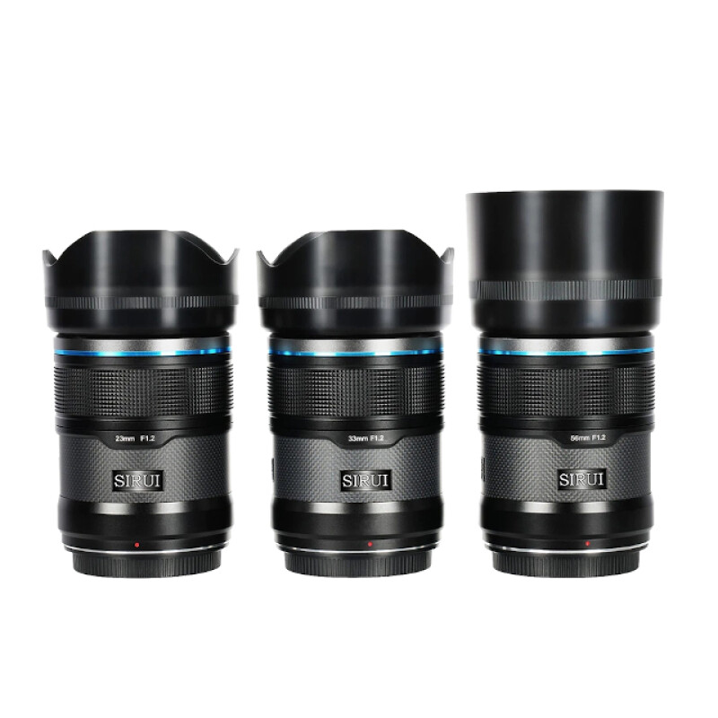Sirui Sniper AS-3S-EB 23/33/56mm F1.2 E-Mount комплект объективов чёрный