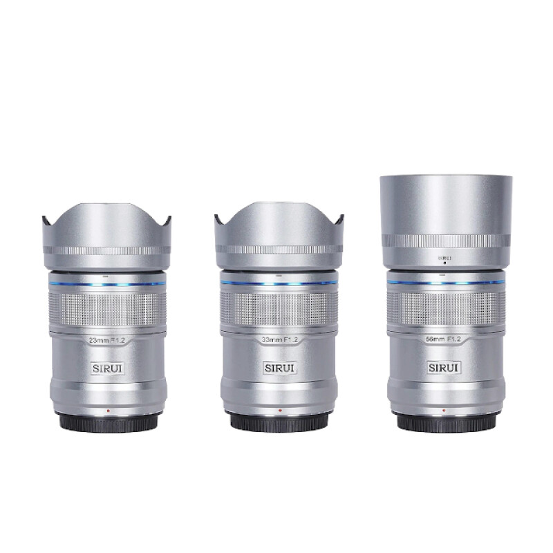 Sirui Sniper AS-3S-ZS 23/33/56mm F1.2 Z-Mount комплект объективов серебро