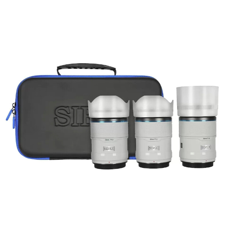 Sirui Sniper AS-3S-ZW 23/33/56mm F1.2 Z-Mount комплект объективов белый