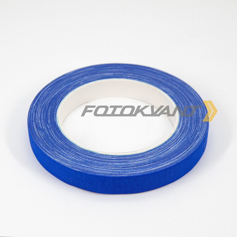 Fotokvant GP-1525 Blue gaffer tape тейп УФ голубой 15 мм х 25 м