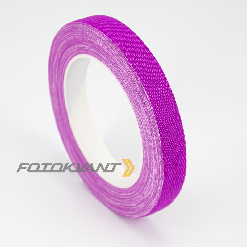 Fotokvant GP-1525 Violet gaffer tape тейп УФ ярко-фиолетовый 15 мм х 25 м