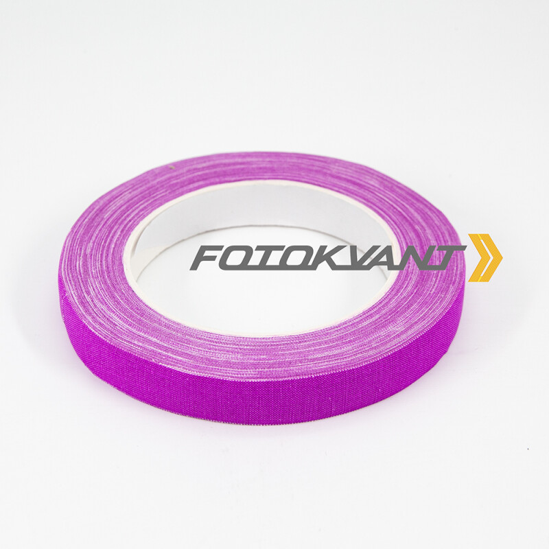 Fotokvant GP-1525 Violet gaffer tape тейп УФ ярко-фиолетовый 15 мм х 25 м