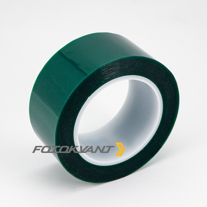 Fotokvant GP-5066 Green Polyester Masking tape тейп 50 мм х 66 м толщиной 0,08 мм