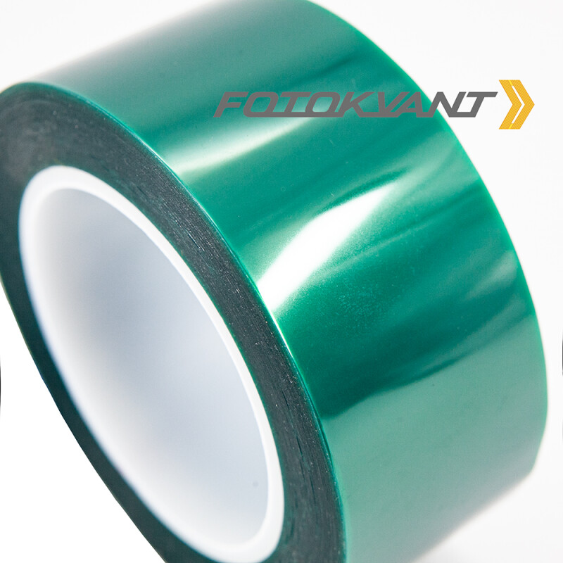 Fotokvant GP-5066 Green Polyester Masking tape тейп 50 мм х 66 м толщиной 0,08 мм
