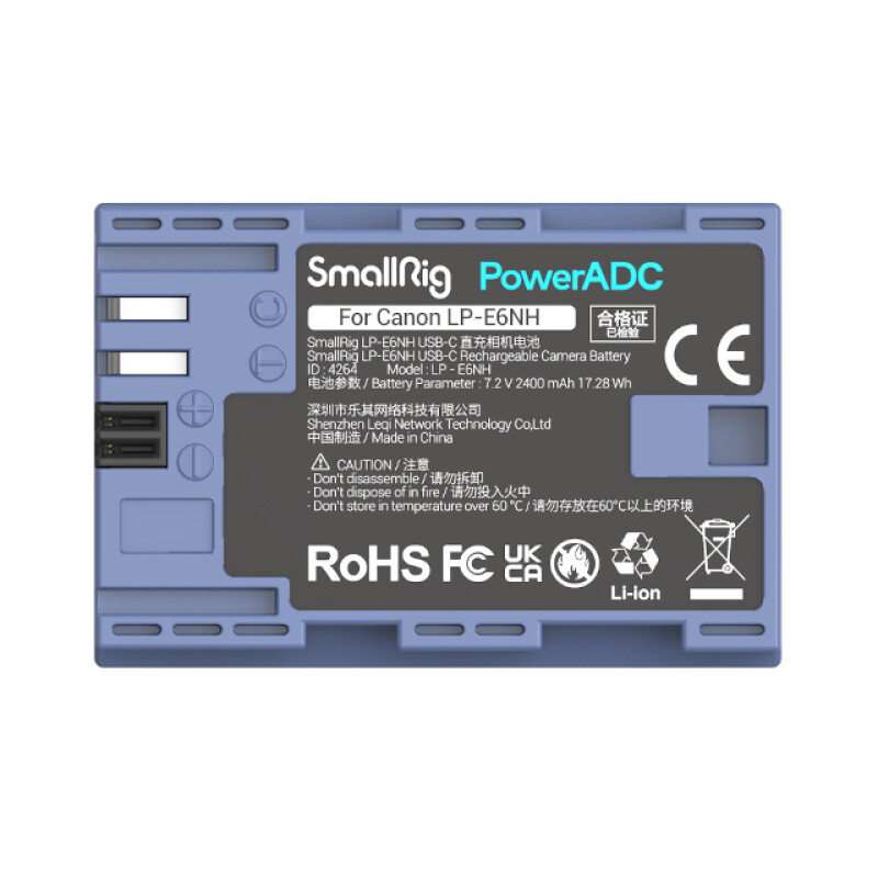 SmallRig 4264 LP-E6NH Type-C аккумулятор
