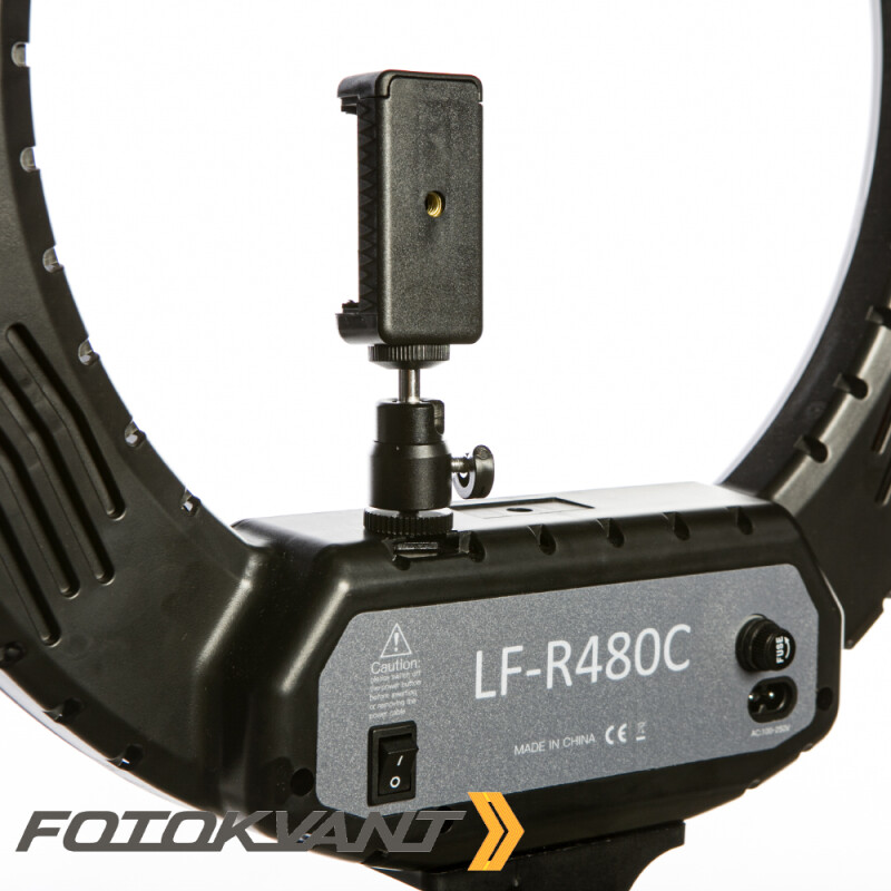 Fotokvant LED-480C RING KIT кольцевой свет 3200-5800К на стойке