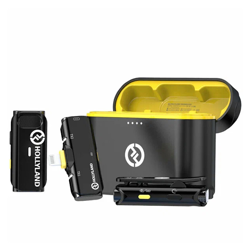 Hollyland Lark C1 Duo Lightnig радиосистема черная