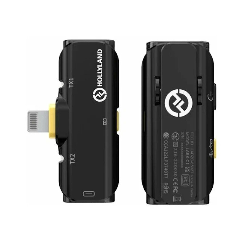 Hollyland Lark C1 Duo Lightnig радиосистема черная