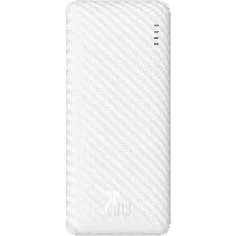 Baseus PPQD090002 Airpow Fast Charge Power Bank 10000mAh 20W White внешний аккумулятор