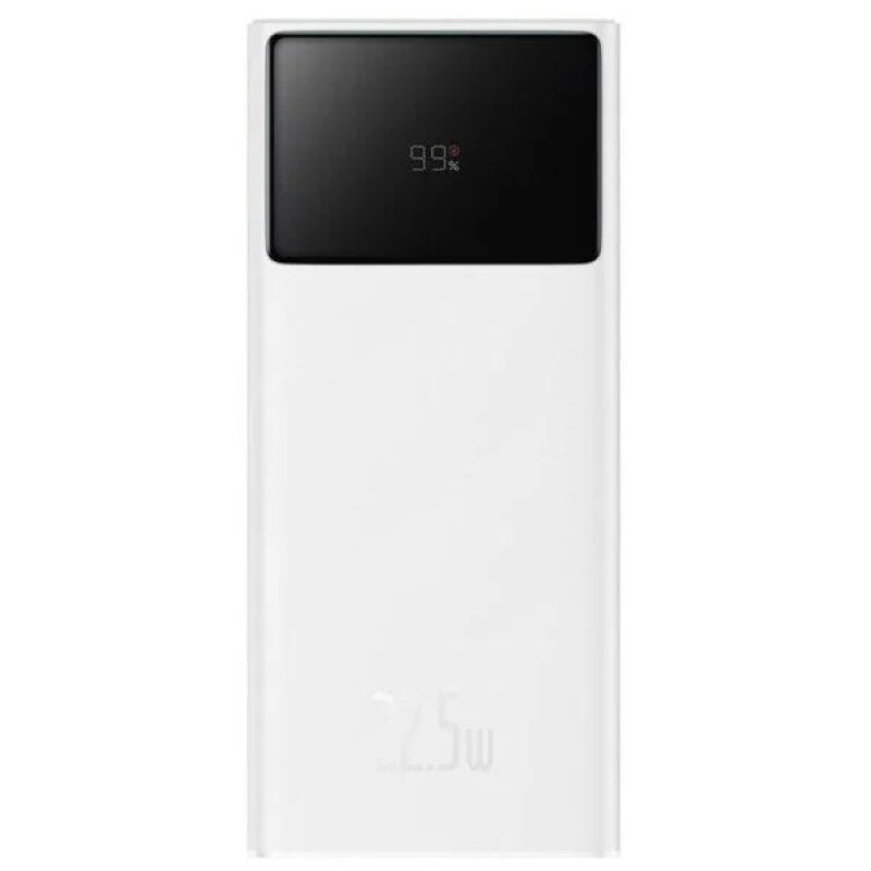 Baseus PPXJ060002 Star-Lord Digital Display Fast20000mAh 22.5W White внешний аккумулятор