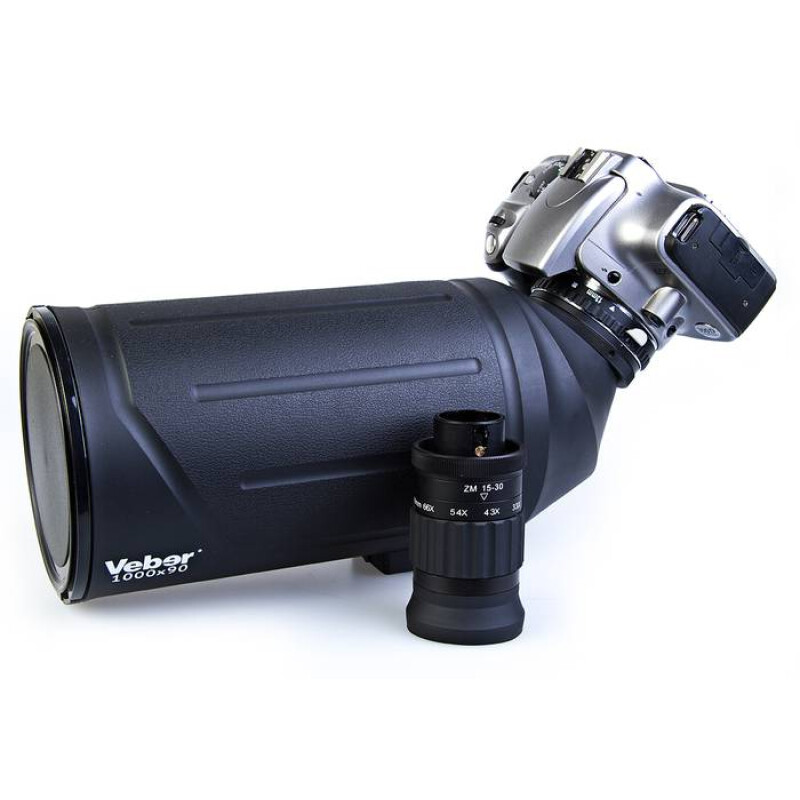 Veber MAK 1000x90 телескоп подзорный черный